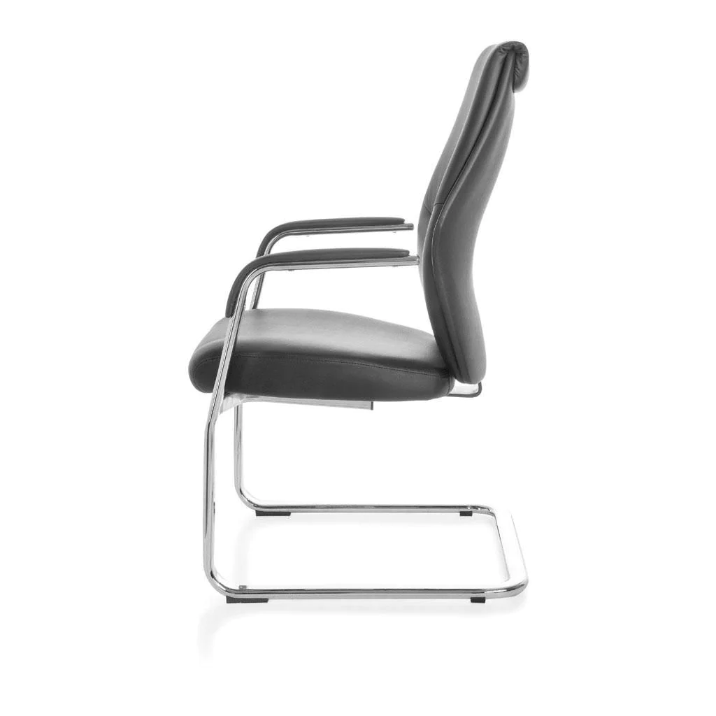 Besucherstuhl Oxford Leder von Amstyle - Produktbild 4 von 4