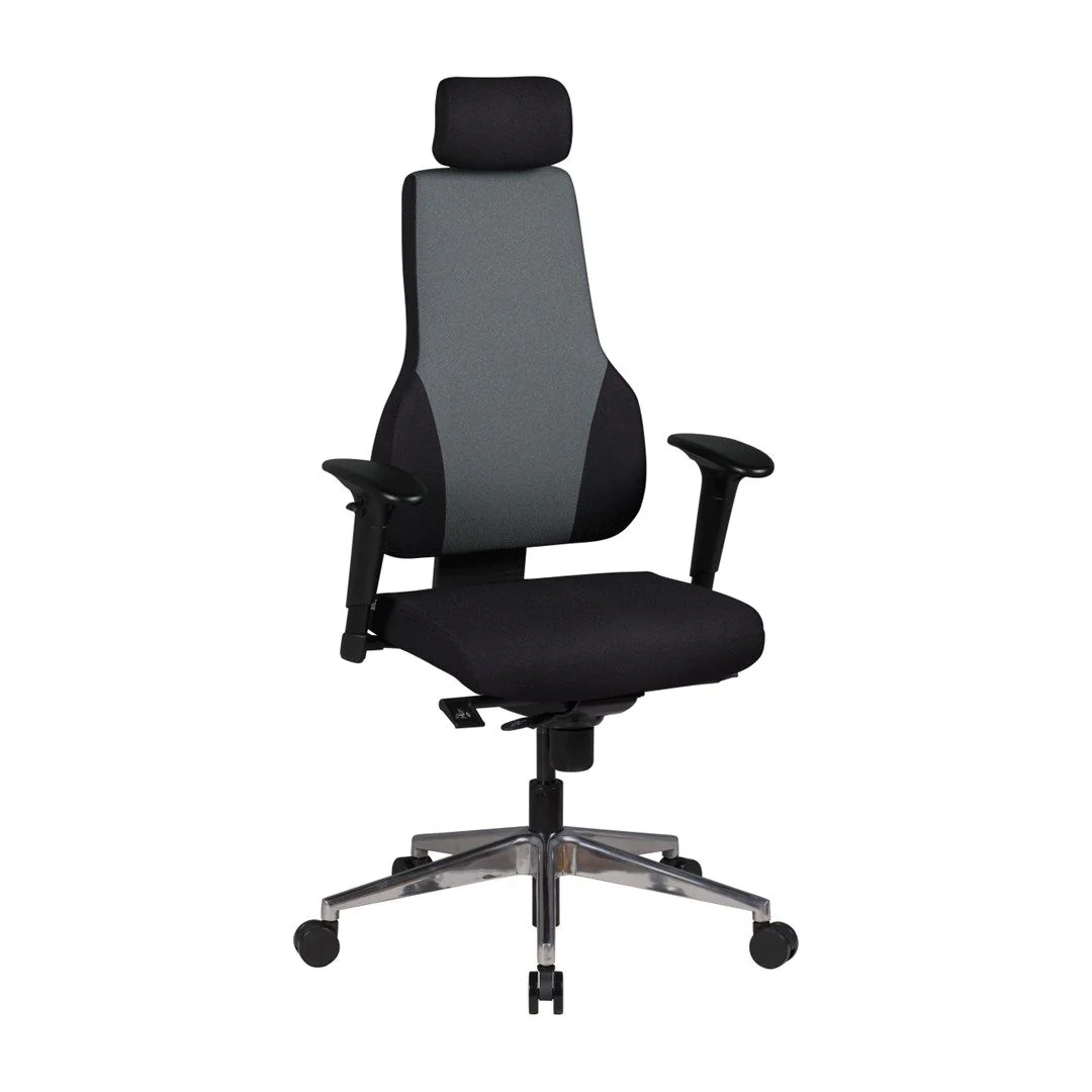 Bürostuhl Qentin - Schwarz/Grau - SKY-SPM1-272