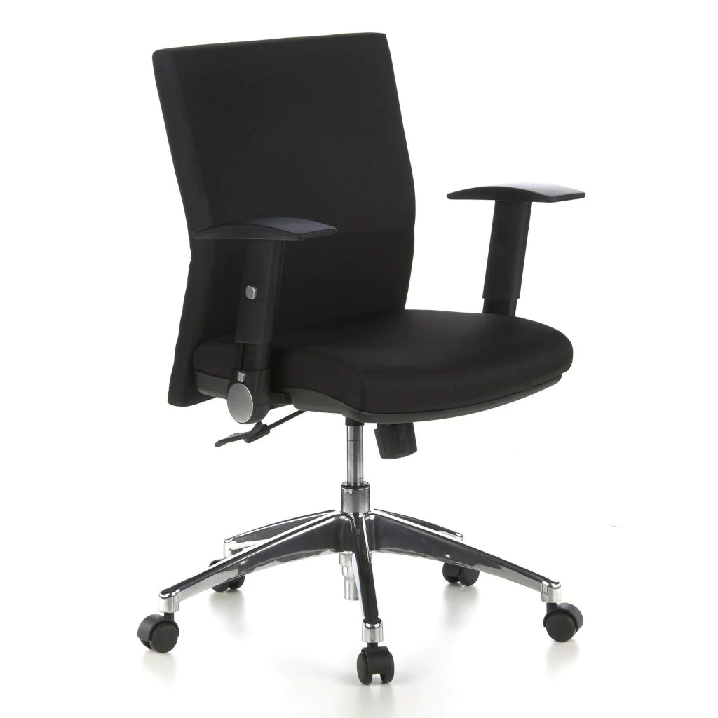 Bürostuhl Drehstuhl LAGUNA PRO Stoff schwarz von HJH - Produktbild 1 von 6