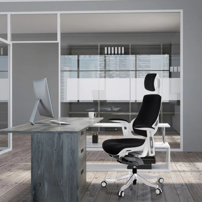 Bürostuhl Drehstuhl SPEKTRE Stoff schwarz - HJH-640310
