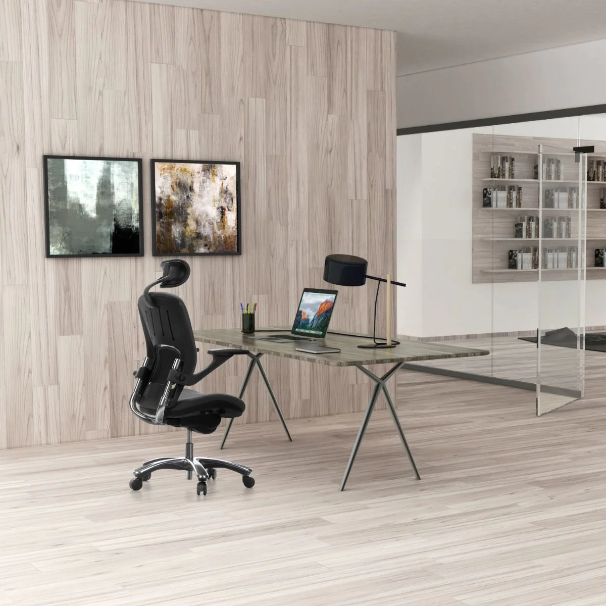 Bürostuhl Drehstuhl VAPOR LUX Stoff von HJH - Produktbild 4 von 4