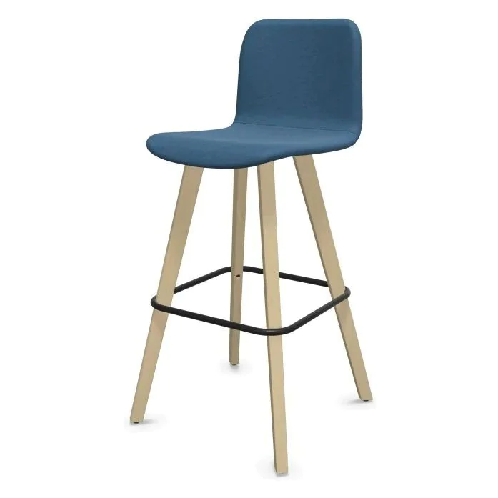 Barhocker Vapaa 4FH Polster - NST-VAPAA-FRAME-CHAR-HKR-4L-LGW-UPH