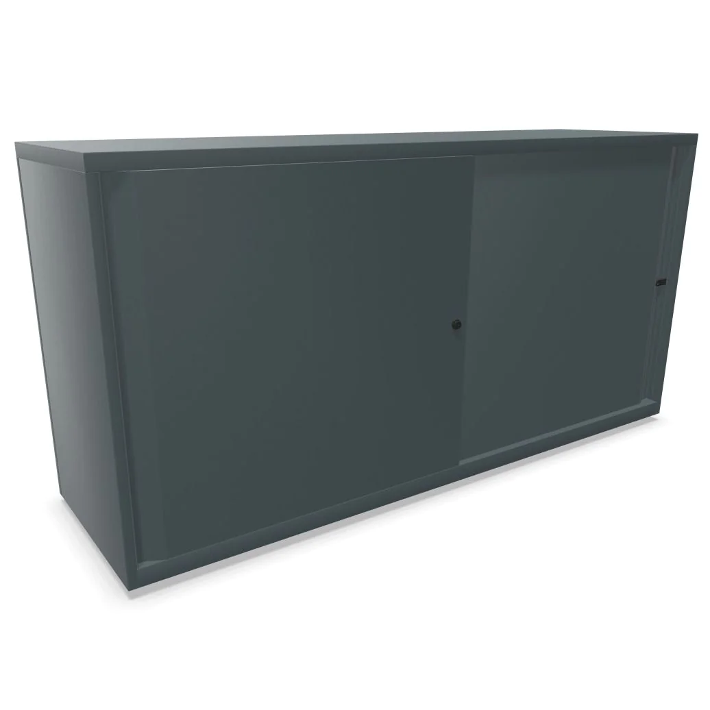 Schiebetürenschrank Glide B160H80 von Bisley - Produktbild 1 von 1