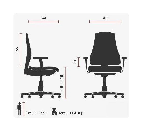 Bürostuhl Omega von HJH - Produktbild 2 von 8