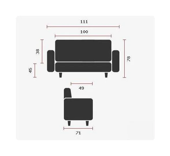 Loungemöbel Antigua Black 2-Sitzer von HJH - Produktbild 2 von 5