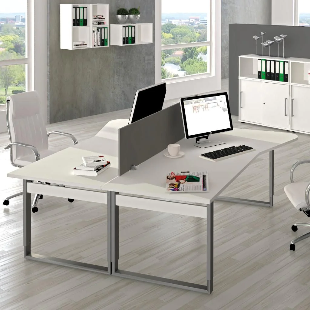Schreibtisch Form 5 - O-Form von Kerkmann - Produktbild 4 von 9