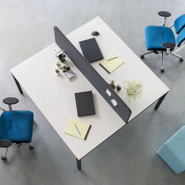 Teamarbeitsplatz CS5040 2U A-LEG mit Sichtblende von Nowy Styl - Produktbild 3 von 6