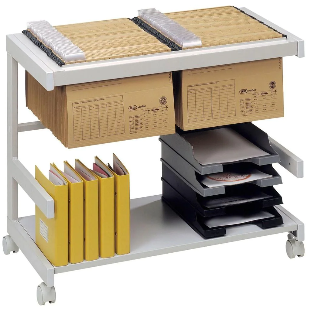 Aktenwagen mit Hängeregister - Grau von Hammerbacher - Produktbild 2 von 6