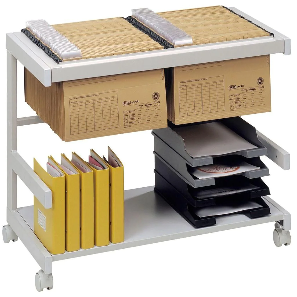 Aktenwagen mit Hängeregister - Grau von Hammerbacher - Produktbild 3 von 6