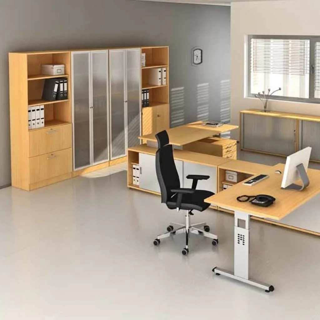 Aktenschrank Glas Solid 5 OH von Hammerbacher - Produktbild 5 von 14