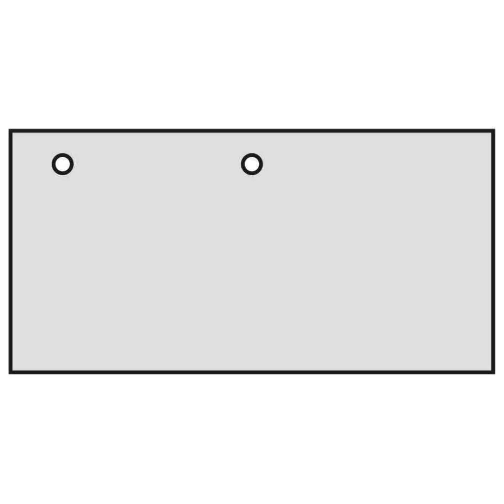 Kabeldose 80 mm rund inkl. Bohrung - links + mittig von Hammerbacher - Produktbild 1 von 1