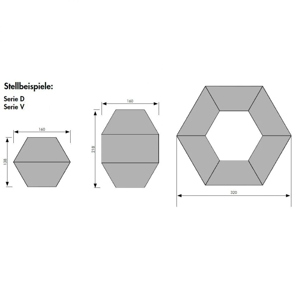 Konferenztisch D Trapezform vierkant von Hammerbacher - Produktbild 9 von 10