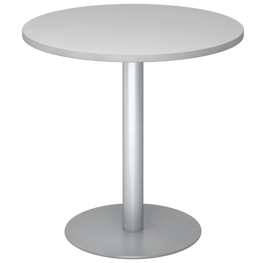 Säulentisch Rund Ø 80 cm - Chrom von Hammerbacher - Produktbild 4 von 10