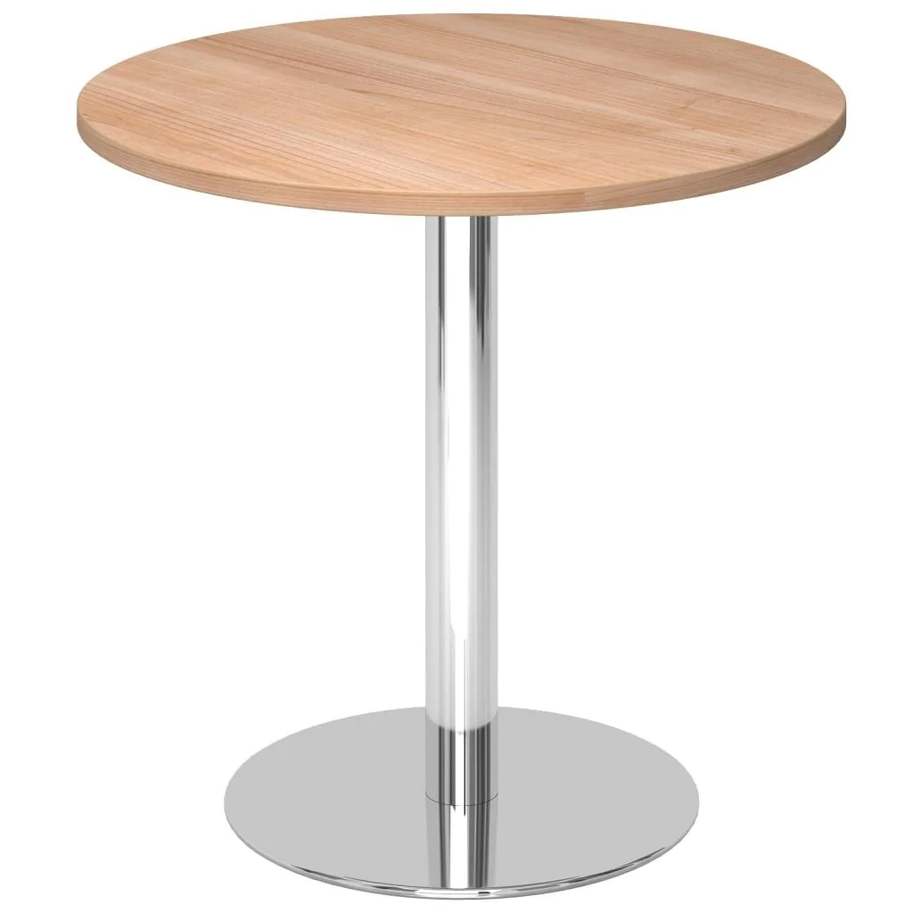 Säulentisch Rund Ø 80 cm - Silber von Hammerbacher - Produktbild 8 von 12