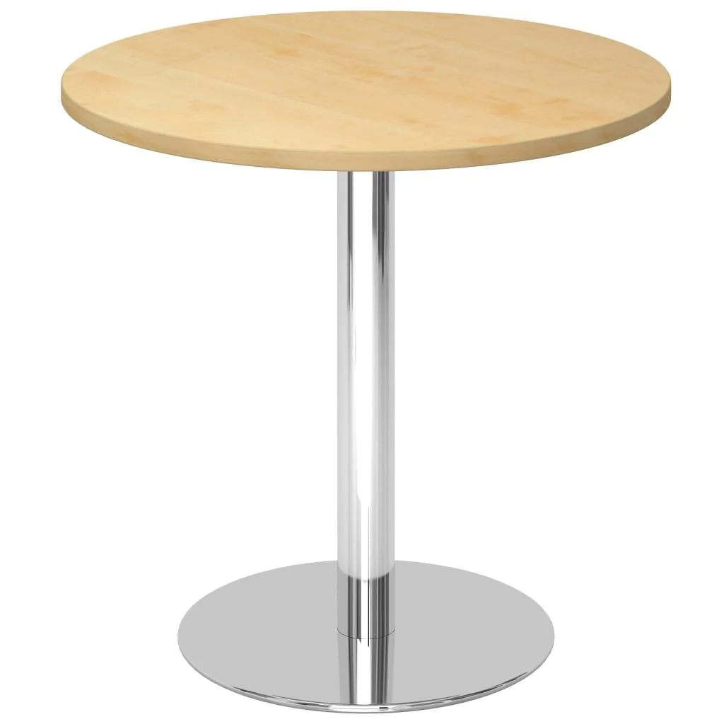 Säulentisch Rund Ø 80 cm - Chrom von Hammerbacher - Produktbild 6 von 10
