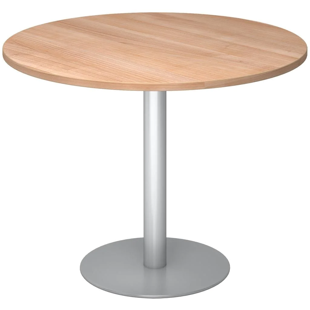 Säulentisch Rund Ø 100 cm - Silber von Hammerbacher - Produktbild 1 von 12