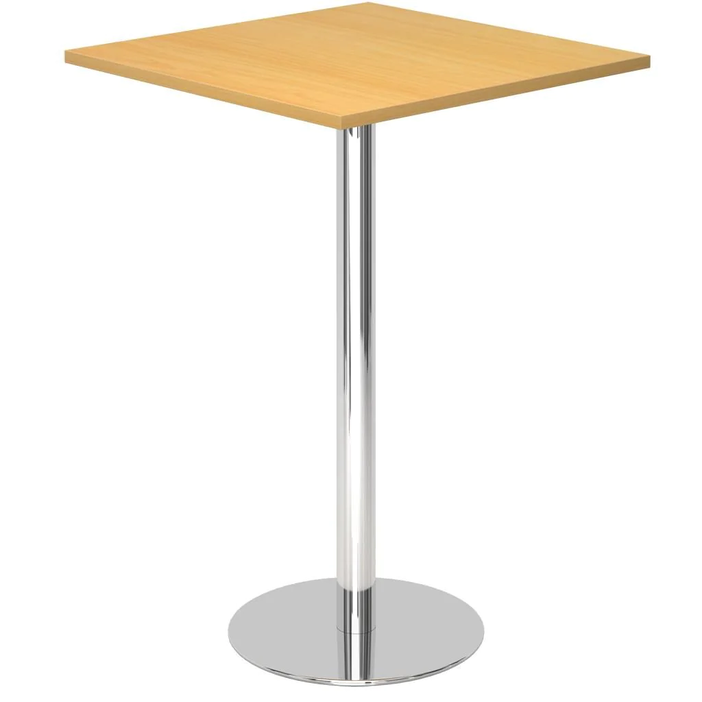 Säulentisch STH Quadratform - Silber von Hammerbacher - Produktbild 4 von 10