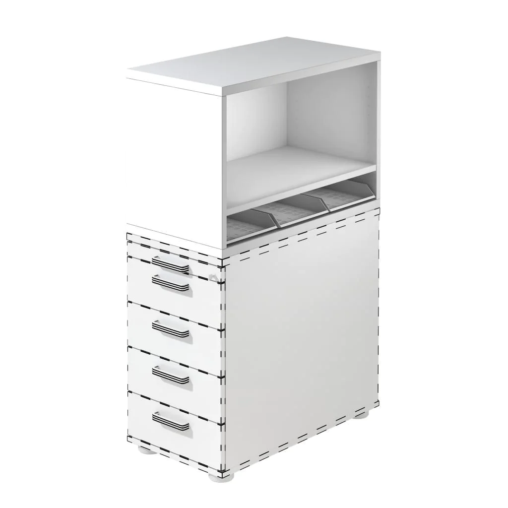 Aufsatz-Regal SC von Hammerbacher - Produktbild 6 von 8