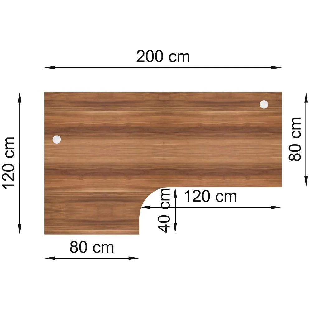 Schreibtisch H Eckform von Hammerbacher - Produktbild 15 von 15