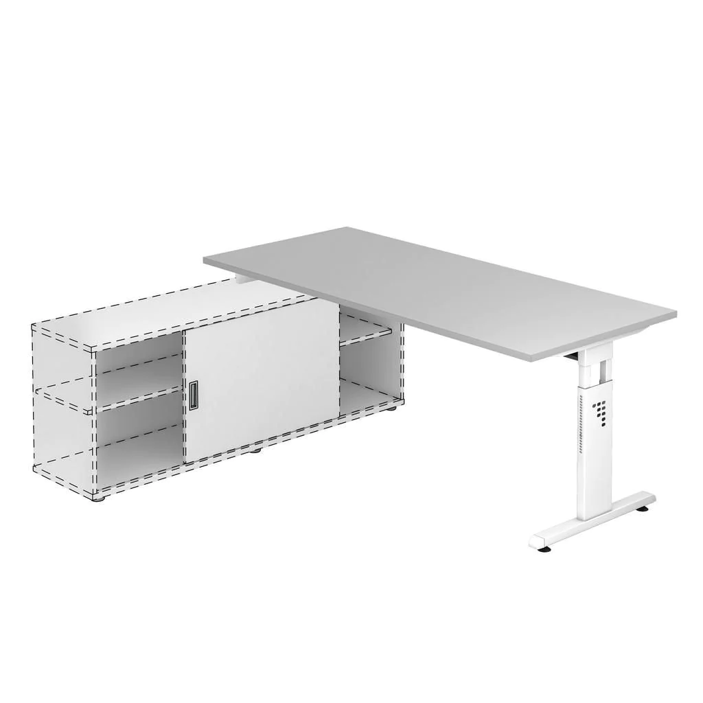 Schreibtisch O zur Auflage von Hammerbacher - Produktbild 4 von 14