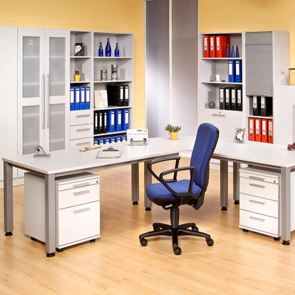 Schreibtisch Q Eckform von Hammerbacher - Produktbild 12 von 15
