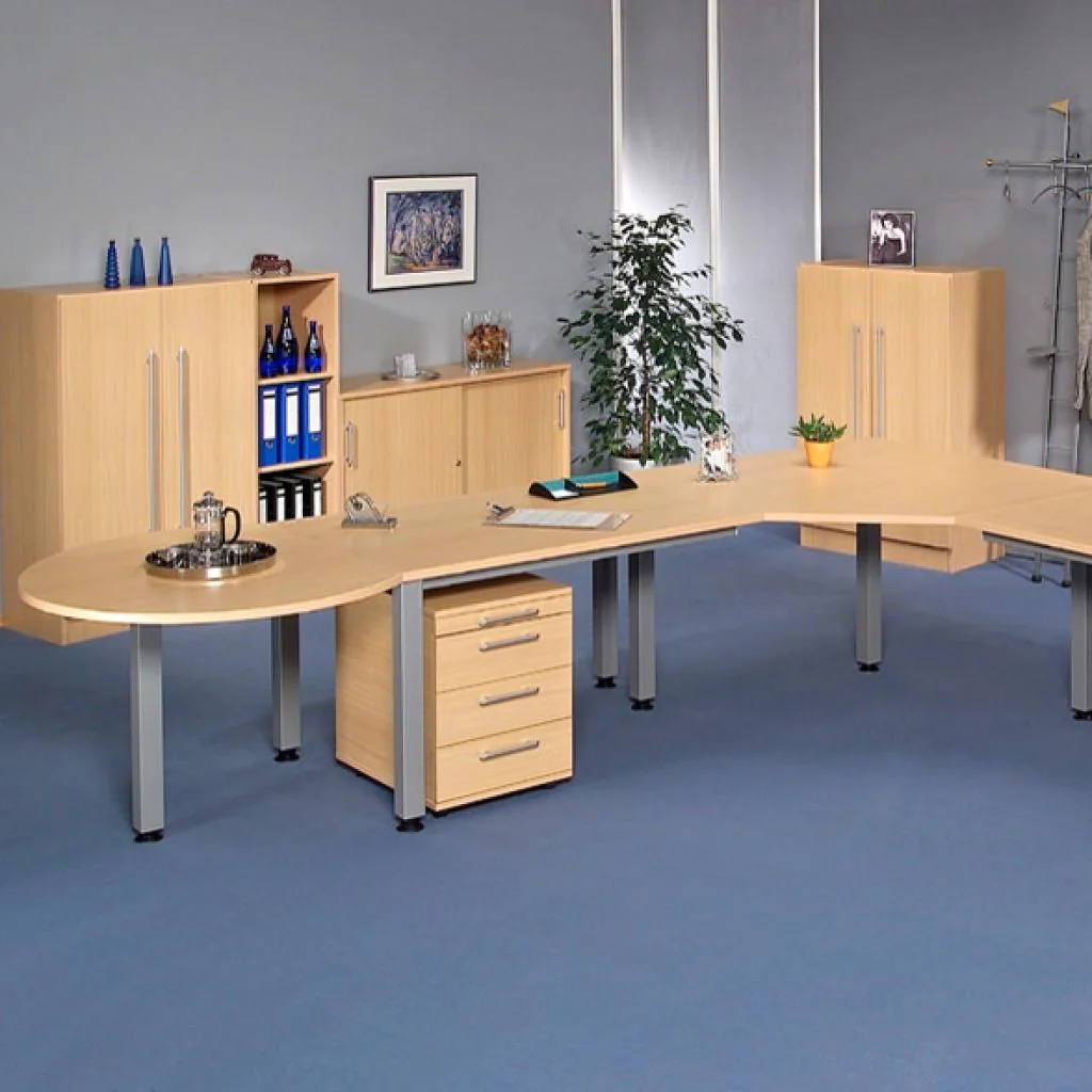Schreibtisch Q Eckform von Hammerbacher - Produktbild 13 von 15