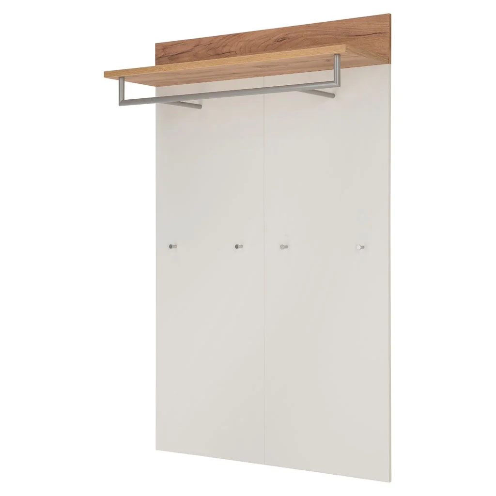 Garderobenpaneel 3773 Topix - Weiß/Navarra-Eiche von BME home - Produktbild 1 von 1