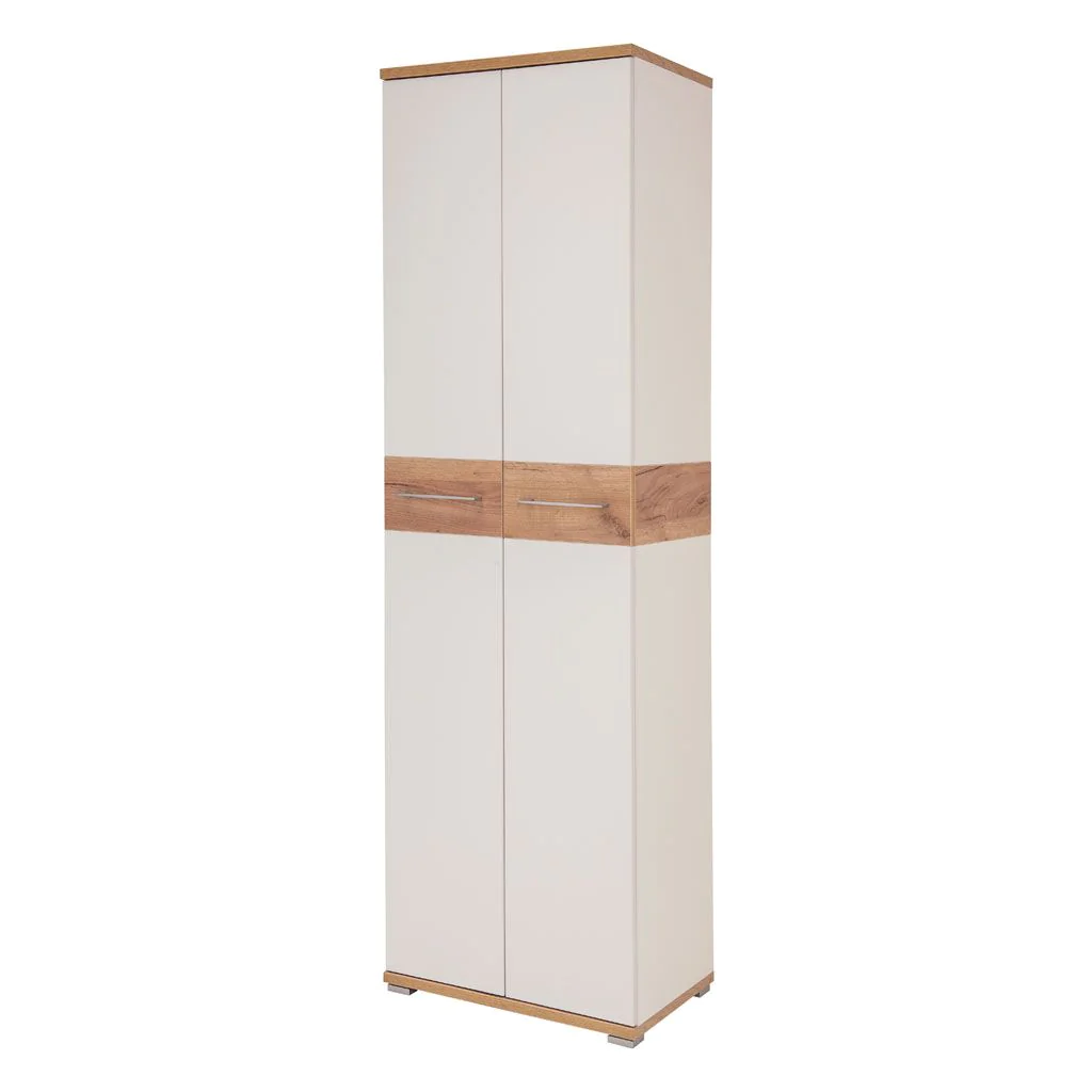Garderobenschrank 3774 Topix - Weiß/Navarra-Eiche von BME home - Produktbild 1 von 1