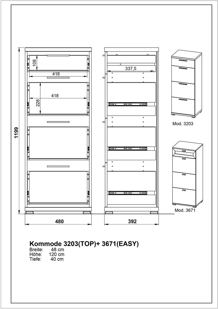 Sideboard 3203 von BME home - Produktbild 3 von 6