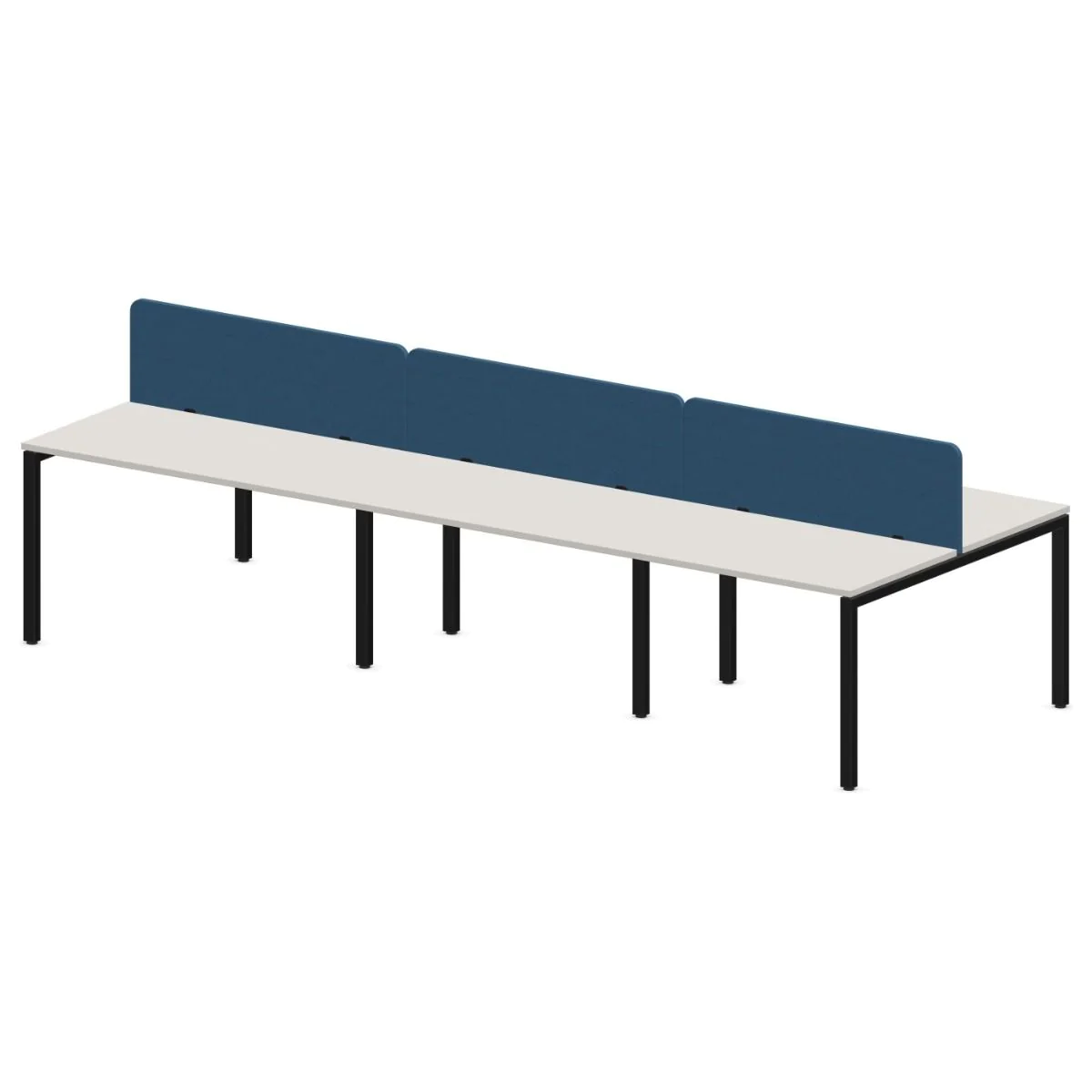 Teamarbeitsplatz CS5040 6U I-LEG mit Sichtblende von Nowy Styl - Produktbild 4 von 5