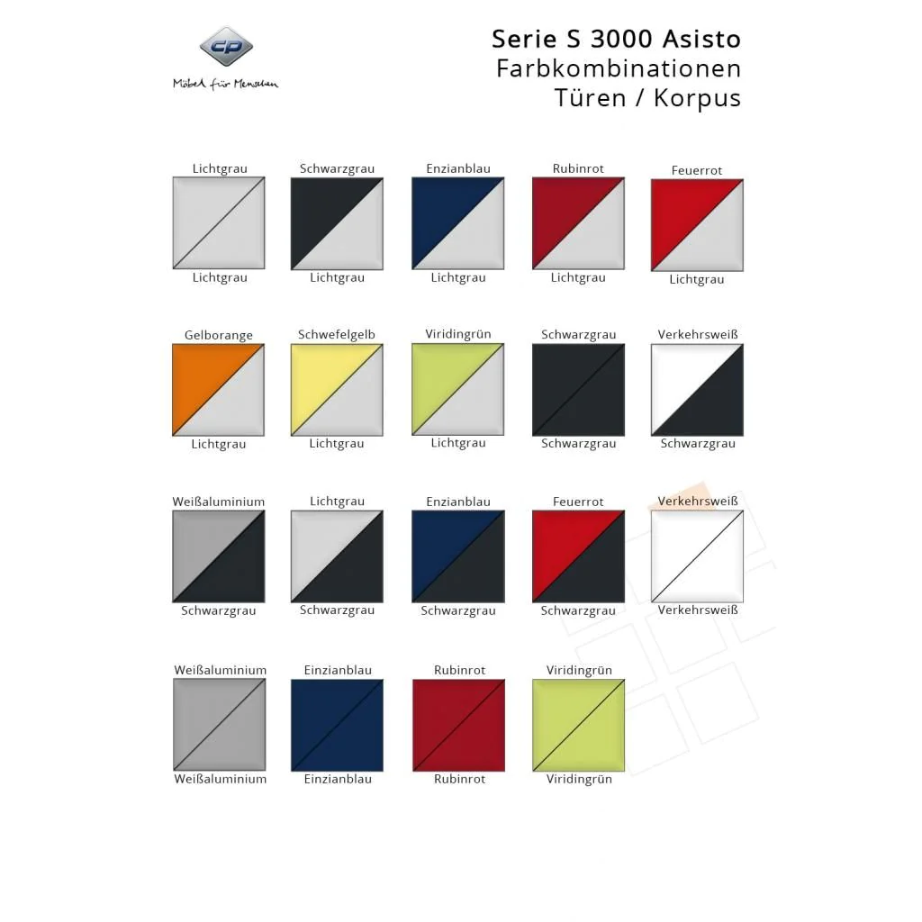 Aktenschrank Asisto C 3000 - 4 OH - 120 cm von CP - Produktbild 8 von 8