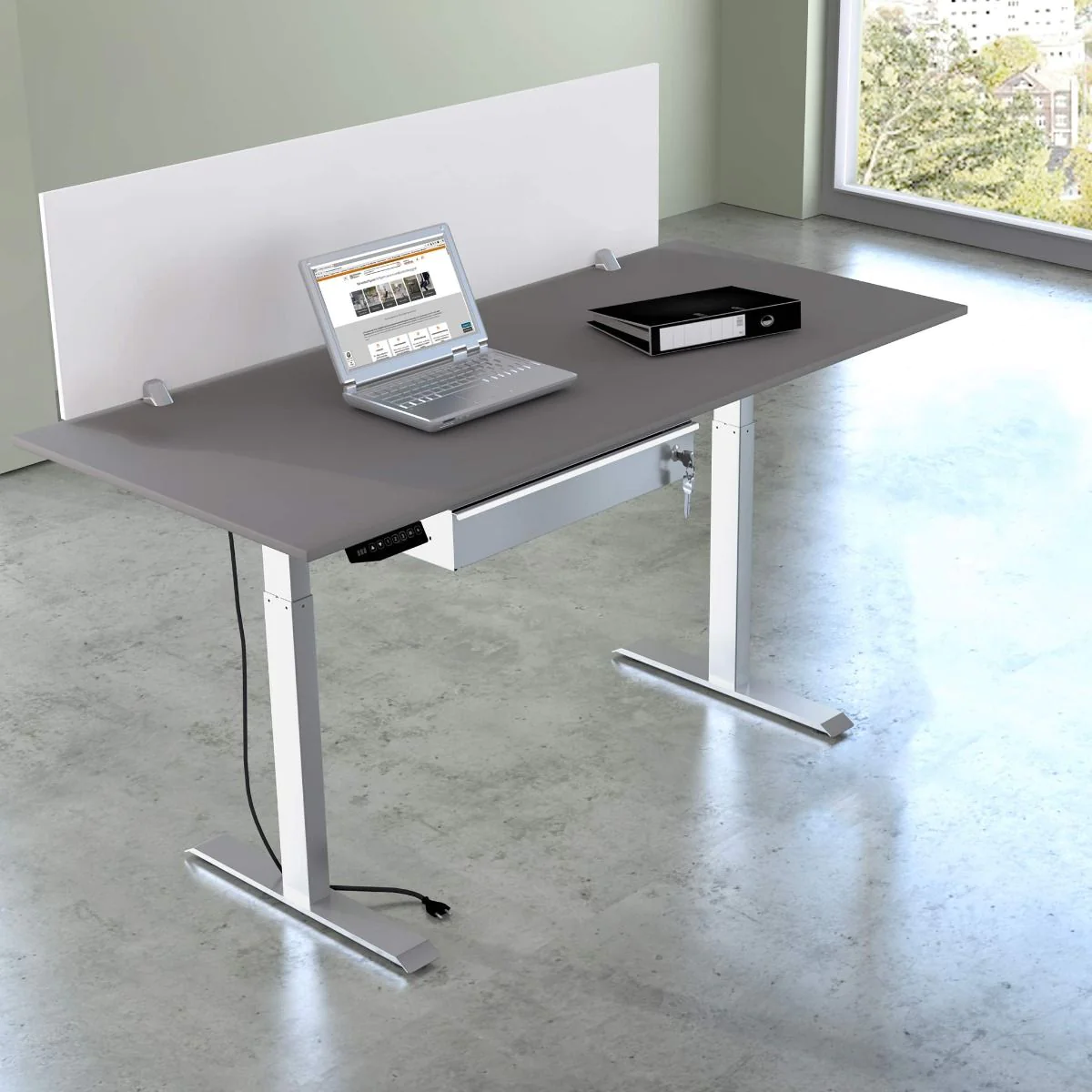 Höhenverstellbarer Schreibtisch Stayble Lite Basic von Deskonia - Produktbild 5 von 7