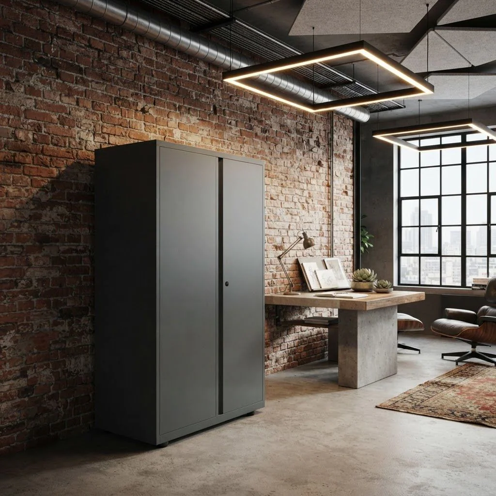 Flügeltürenschrank LateralFile 80 cm breit von Bisley - Produktbild 3 von 4