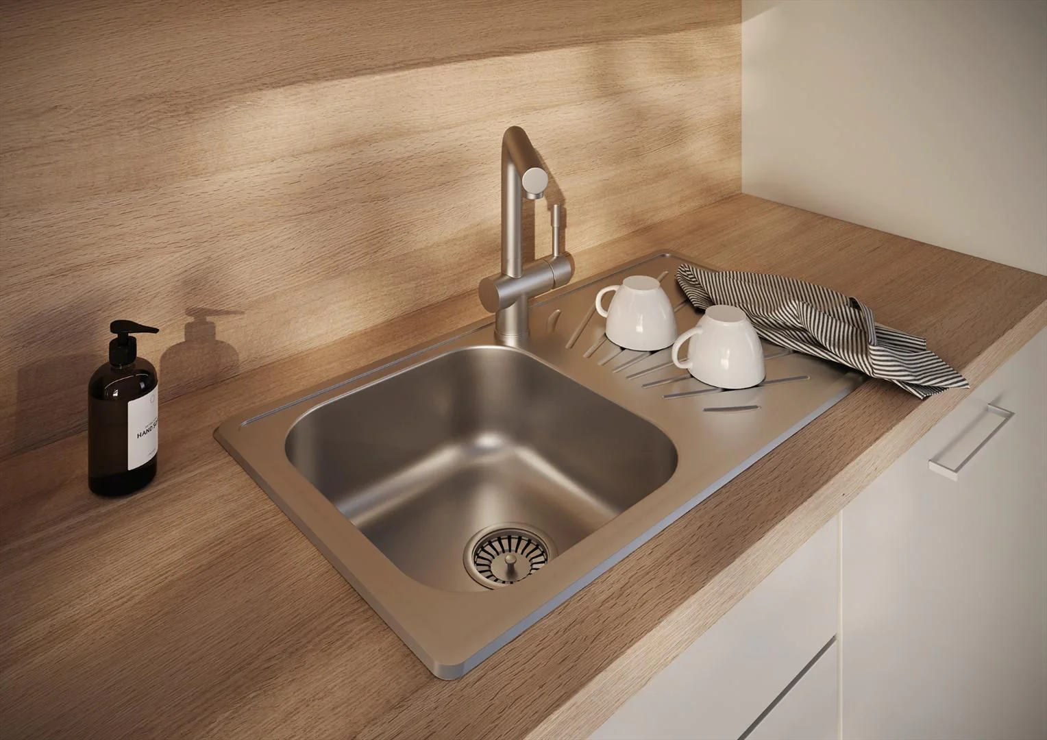 Faltwand-Küche pop up kitchen von fm Büromöbel - Produktbild 7 von 11