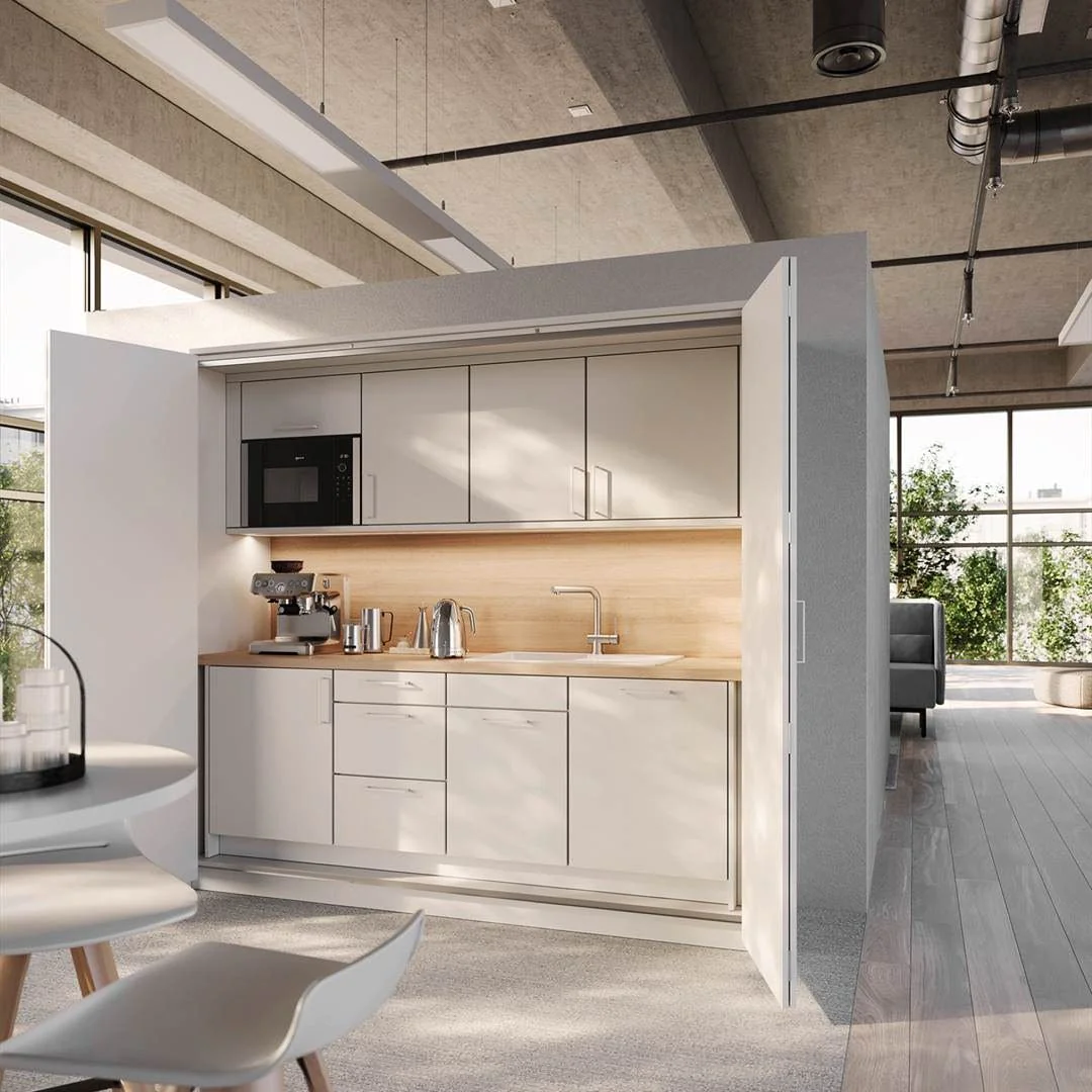 Faltwand-Küche pop up kitchen von fm Büromöbel - Produktbild 5 von 11