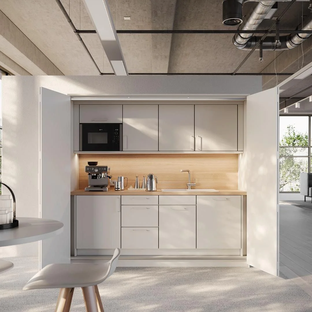 Faltwand-Küche pop up kitchen von fm Büromöbel - Produktbild 6 von 11