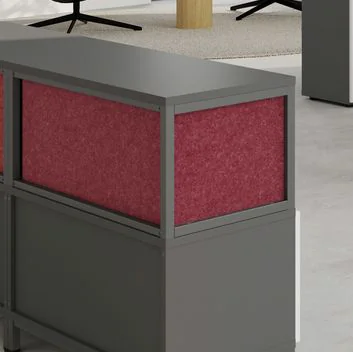 Filzrückwand Flex Wall 1 OH von Hammerbacher - Produktbild 4 von 4