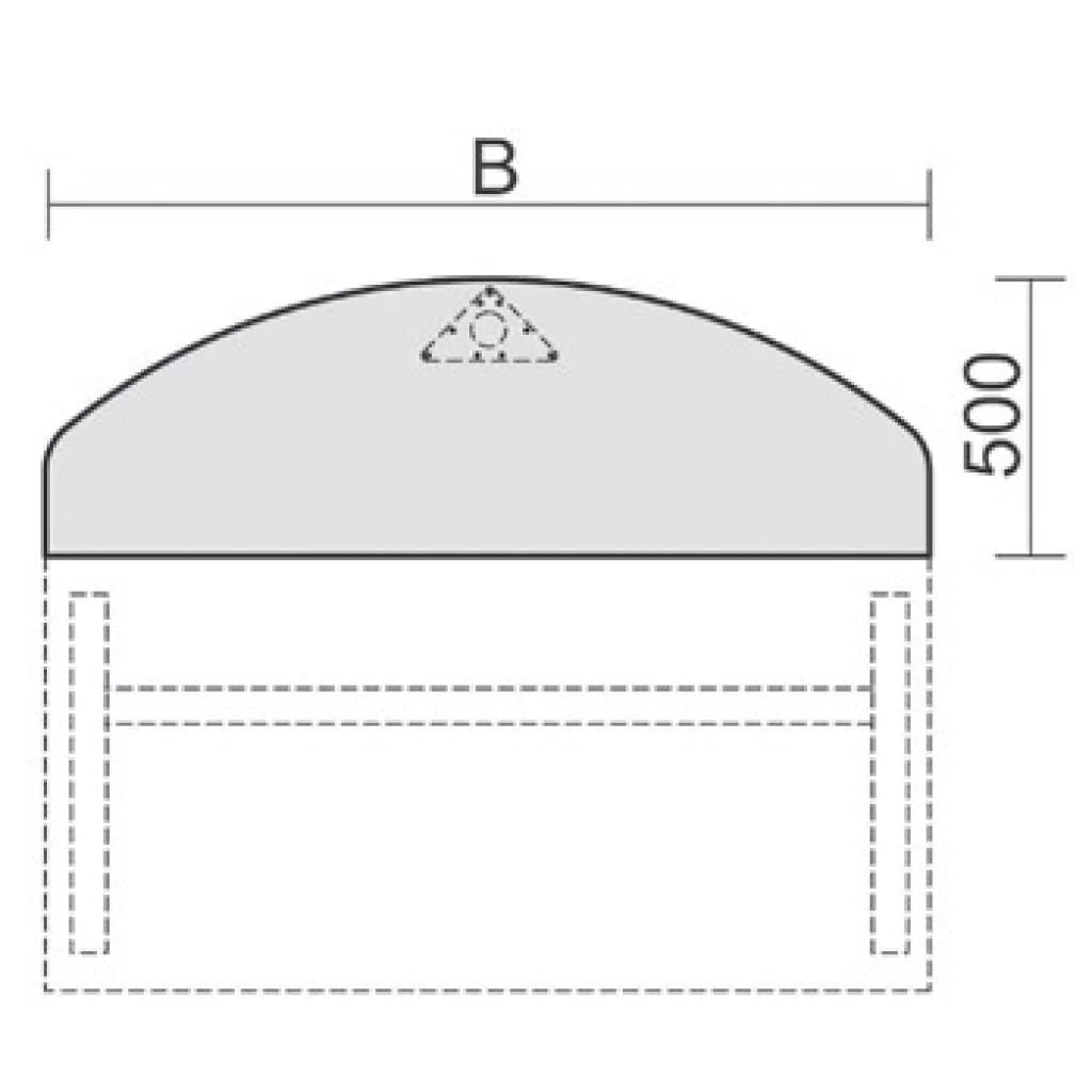 Ansatzplatte 4-Flex Q - 180 cm von Geramöbel - Produktbild 7 von 9