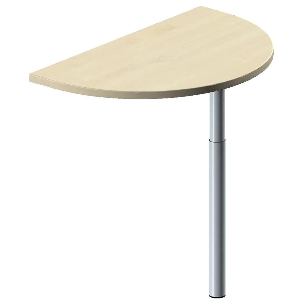 Anbautisch halbrund C-Flex 50 x 68 - 82 x 80 - GEM-X-617006