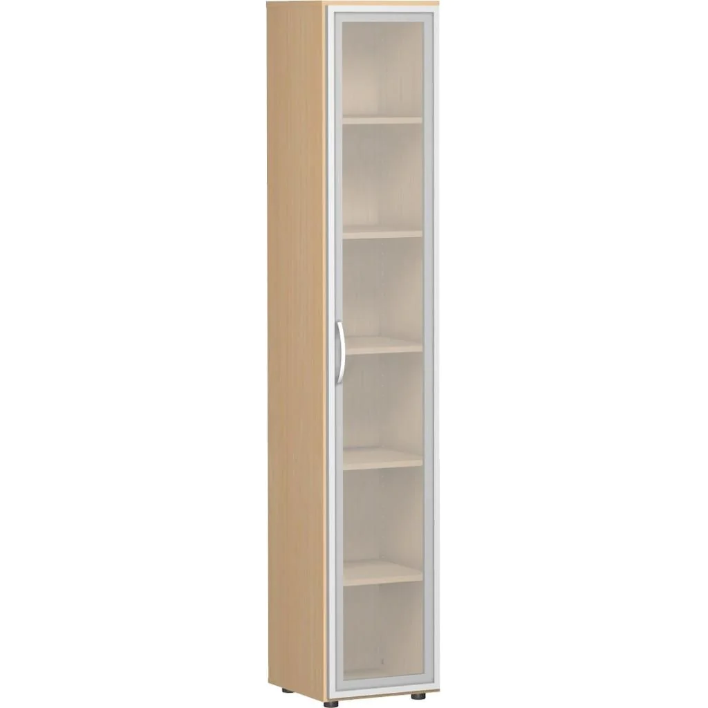 Aktenschrank Flex 6 OH - Glas - eintürig von Geramöbel - Produktbild 4 von 9