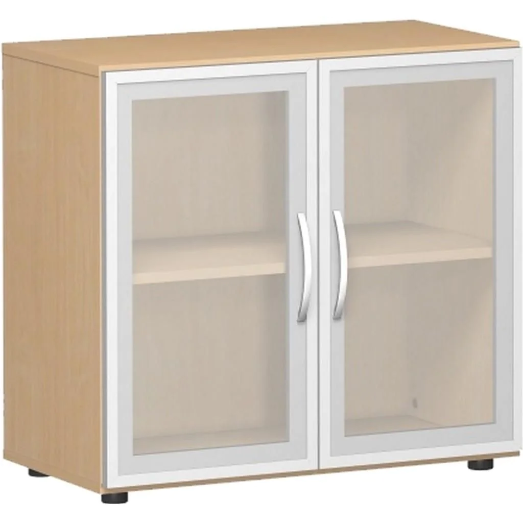 Aktenschrank Flex 2 OH - Glas - zweitürig von Geramöbel - Produktbild 4 von 9