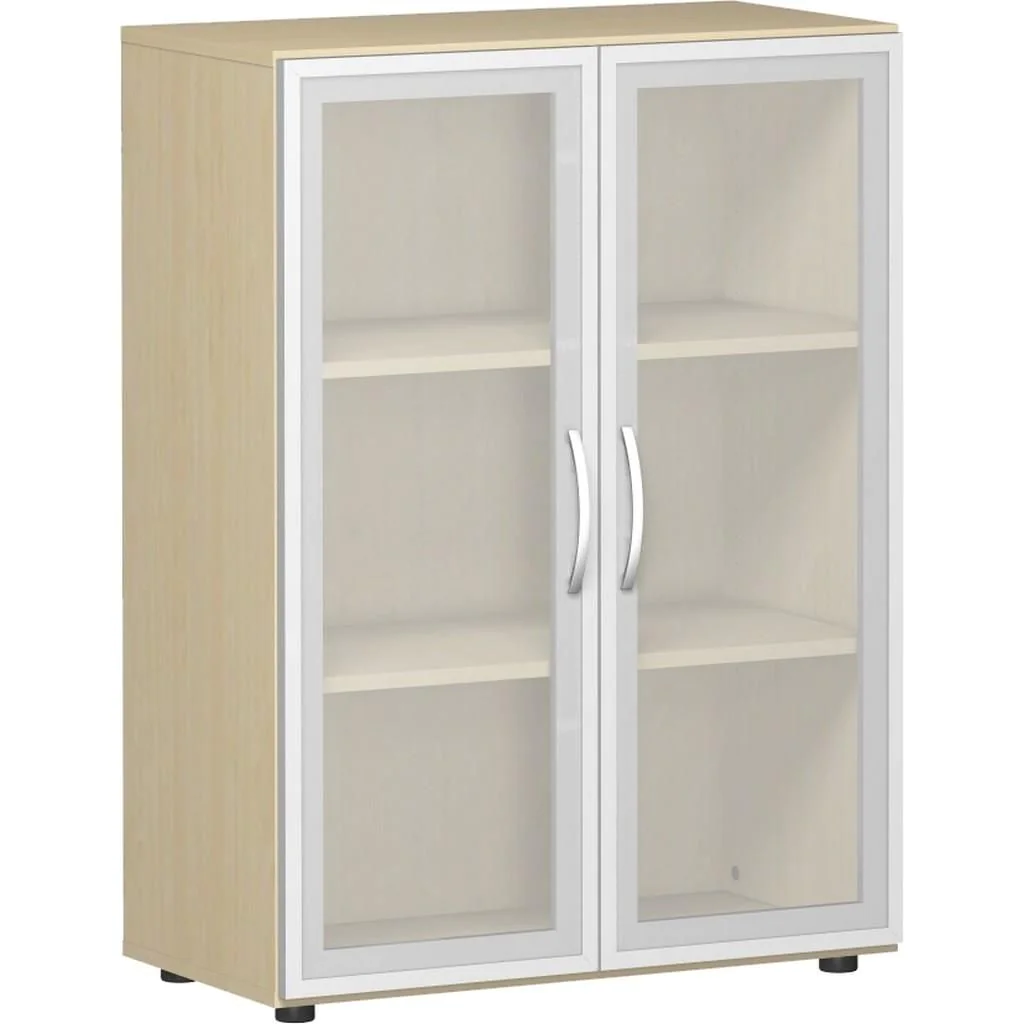 Aktenschrank Flex 3 OH - Glas - zweitürig von Geramöbel - Produktbild 8 von 12