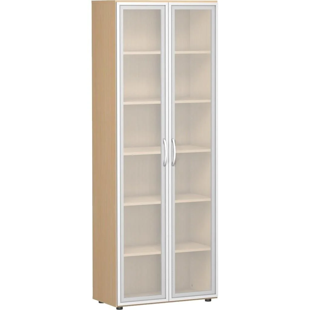 Aktenschrank Flex 6 OH - Glas - zweitürig von Geramöbel - Produktbild 7 von 12