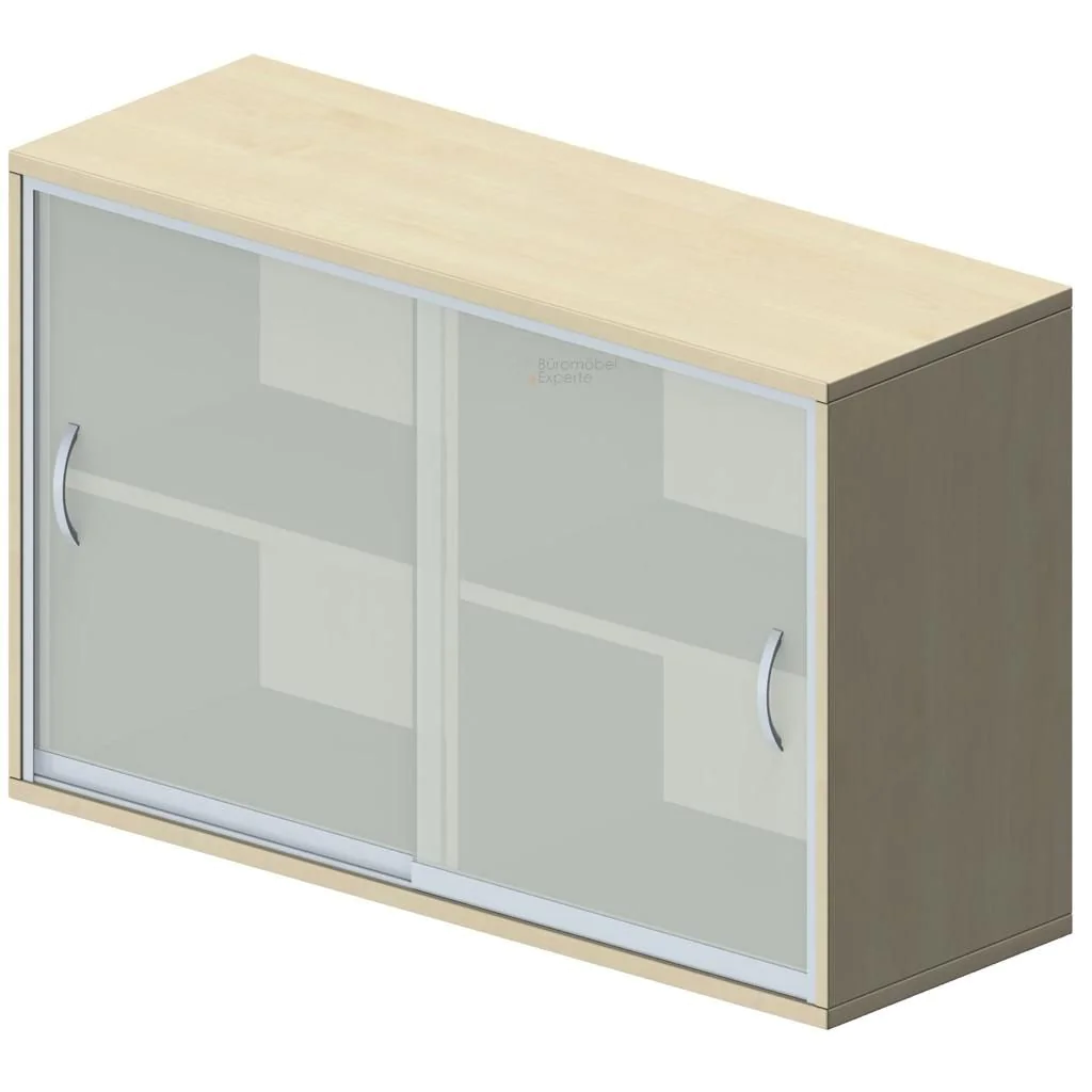 Schiebetürenschrank Pro 2 OH mit Mittelwand - Glas von Geramöbel - Produktbild 6 von 12