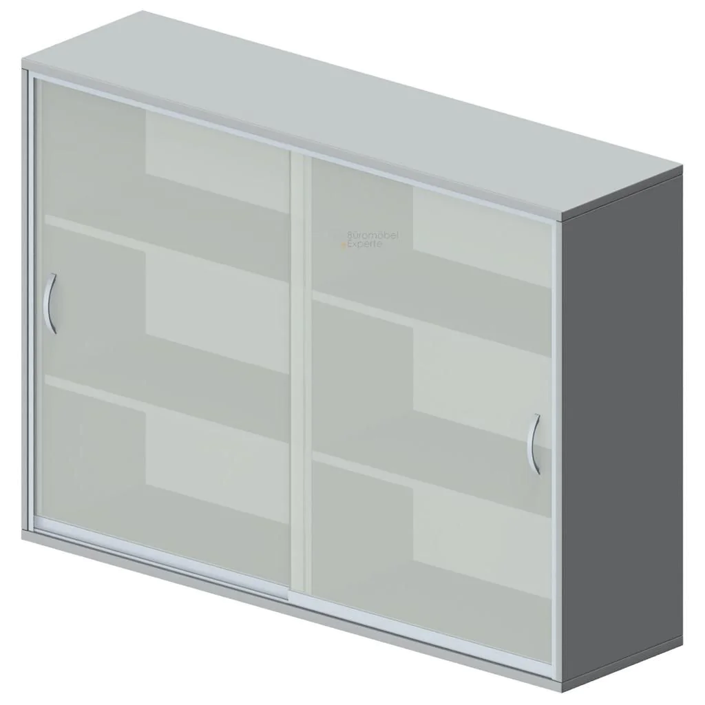 Schiebetürenschrank Pro 3 OH mit Mittelwand - Glas von Geramöbel - Produktbild 9 von 14