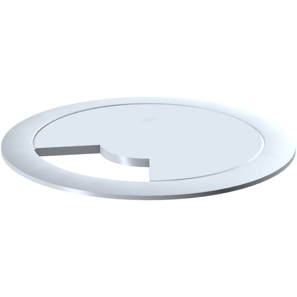Kabeldurchlassbuchse unmontiert 60 mm - Silber von Geramöbel - Produktbild 1 von 7