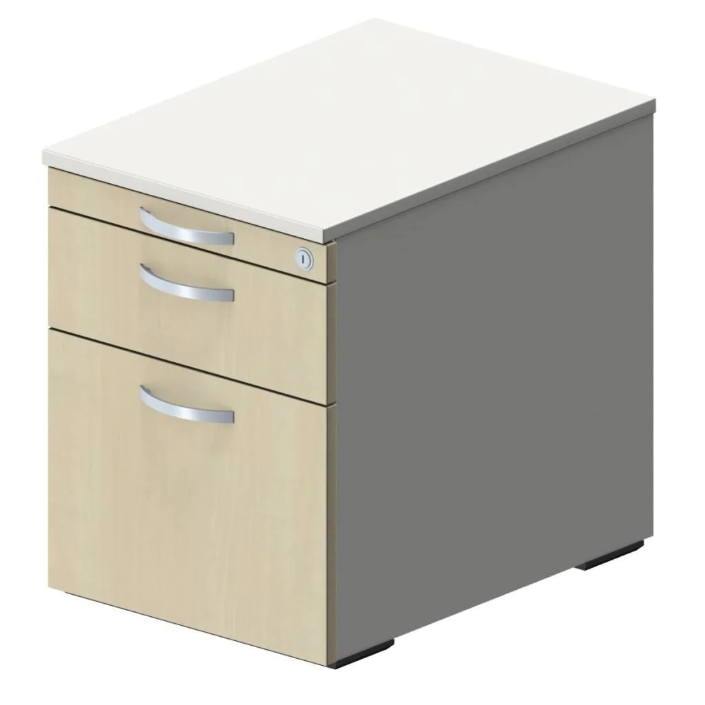 Rollcontainer 2SHR - T 60 cm von Geramöbel - Produktbild 8 von 15