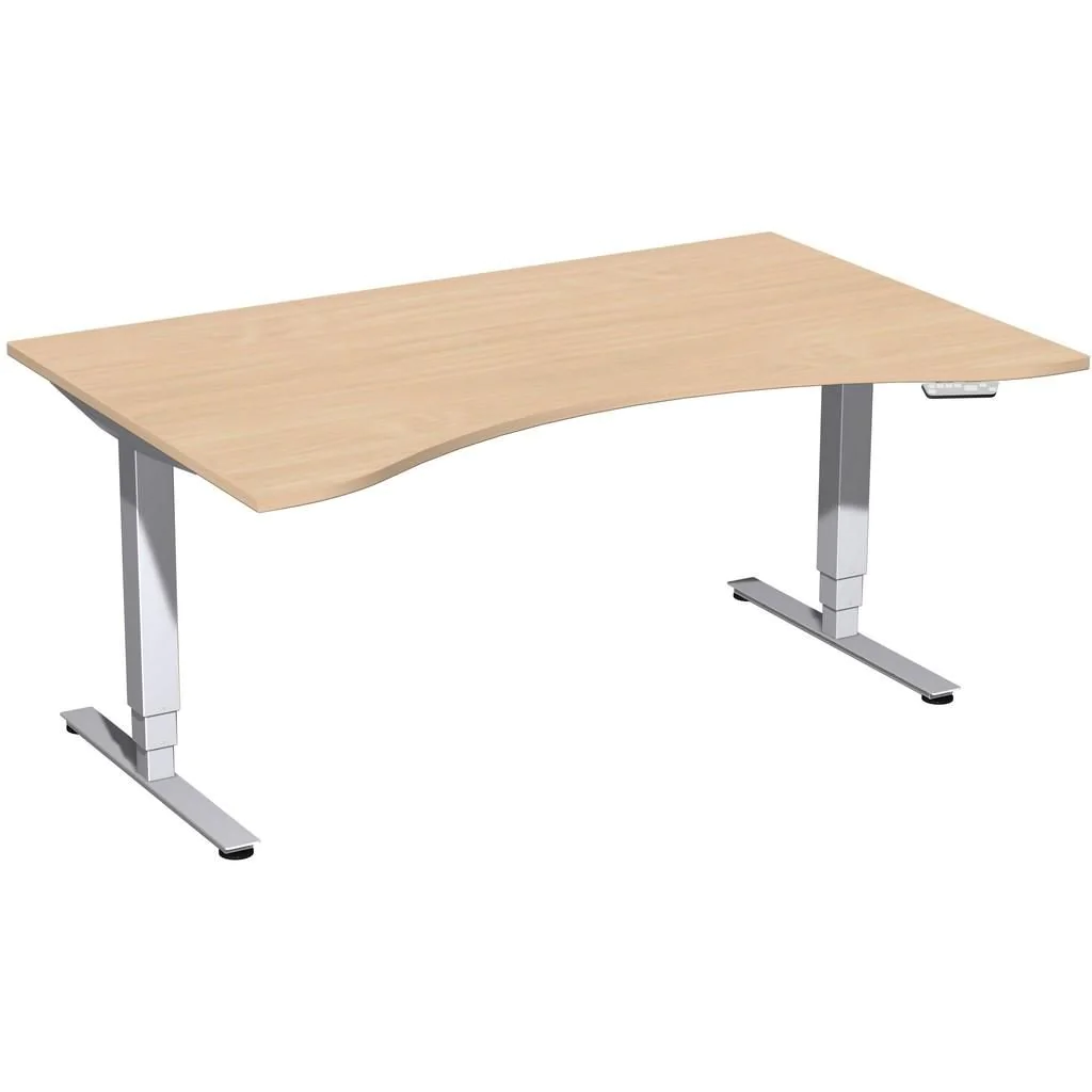 Höhenverstellbarer Schreibtisch Elektro Pro+ Ergoform von Geramöbel - Produktbild 2 von 7