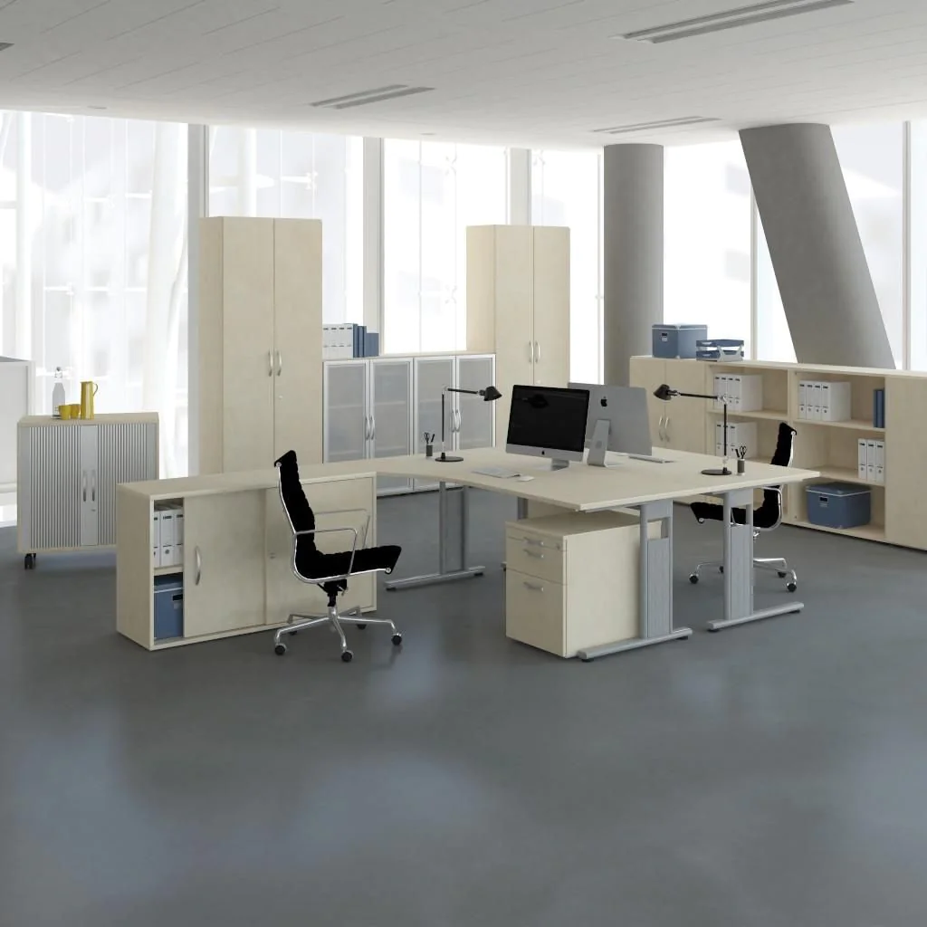 Schreibtisch C-Flex 135° von Geramöbel - Produktbild 4 von 19