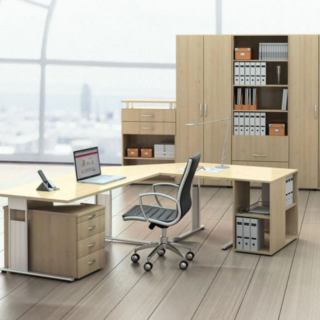 Schreibtisch C-Flex 135° von Geramöbel - Produktbild 16 von 19